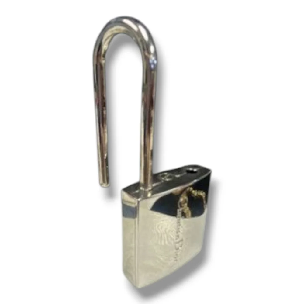 DIOR Silver Metal Lock Keyring Purse Charm for a Handbag - Picture 2 of 4
